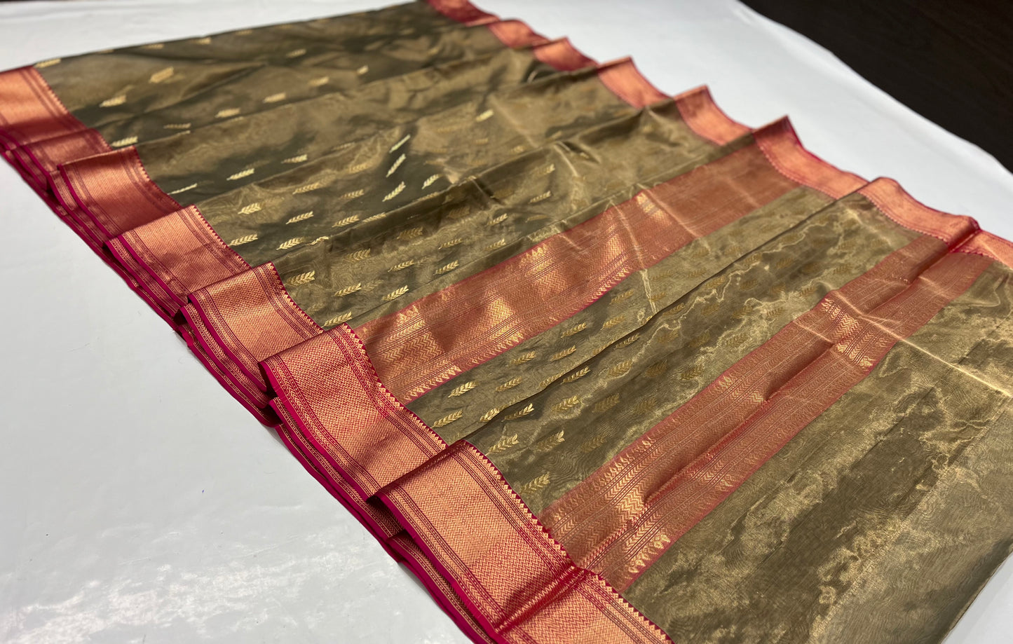 CHANDERI TISSUE SILK SAREE