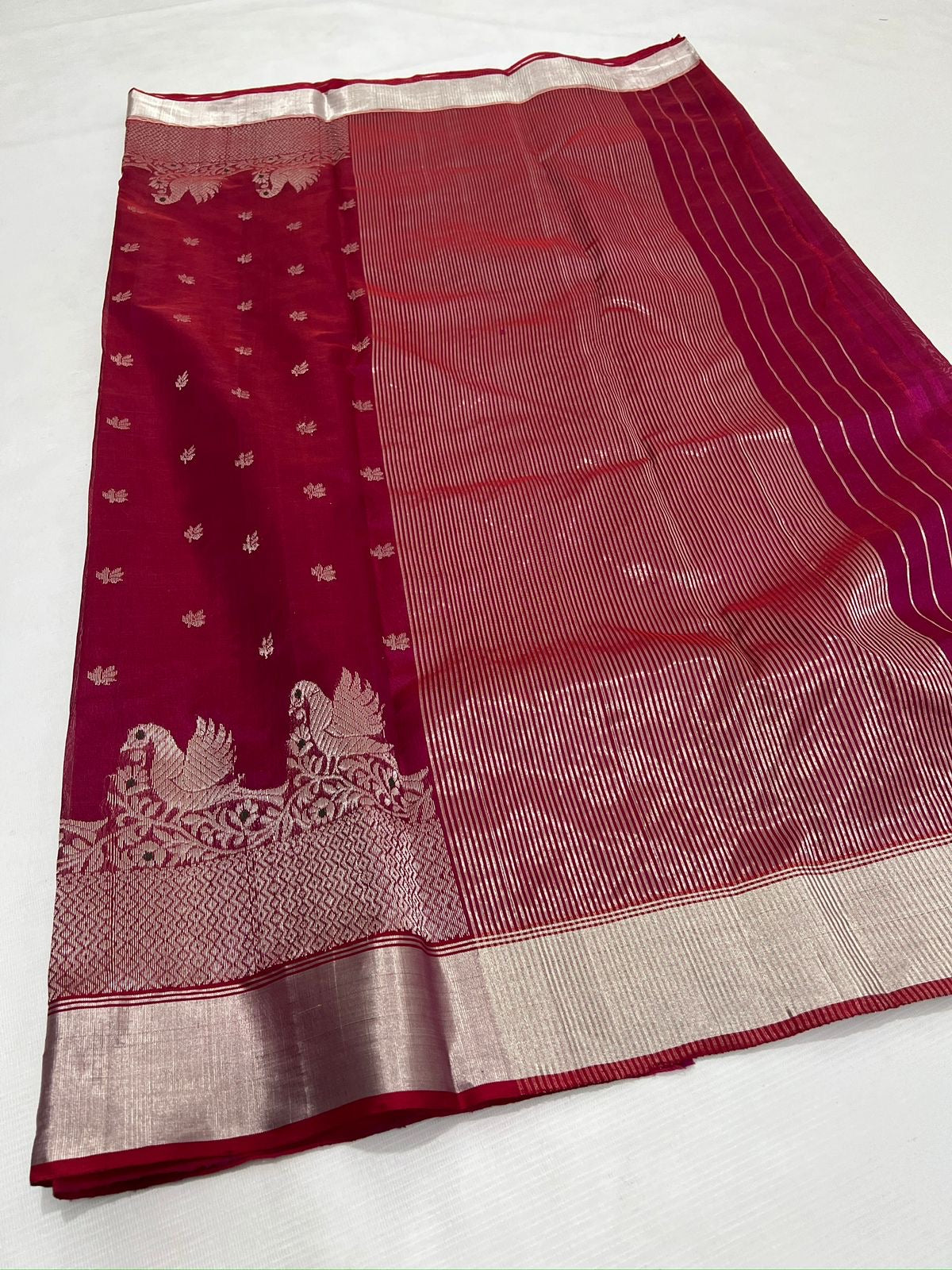 Chanderi pure silk saree