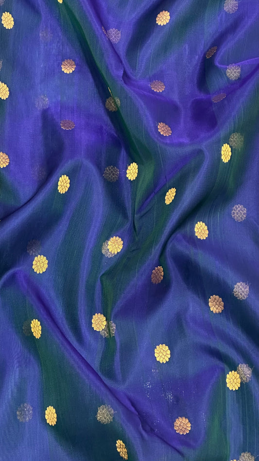 Chanderi handwoven silk saree Chanderi saree wala