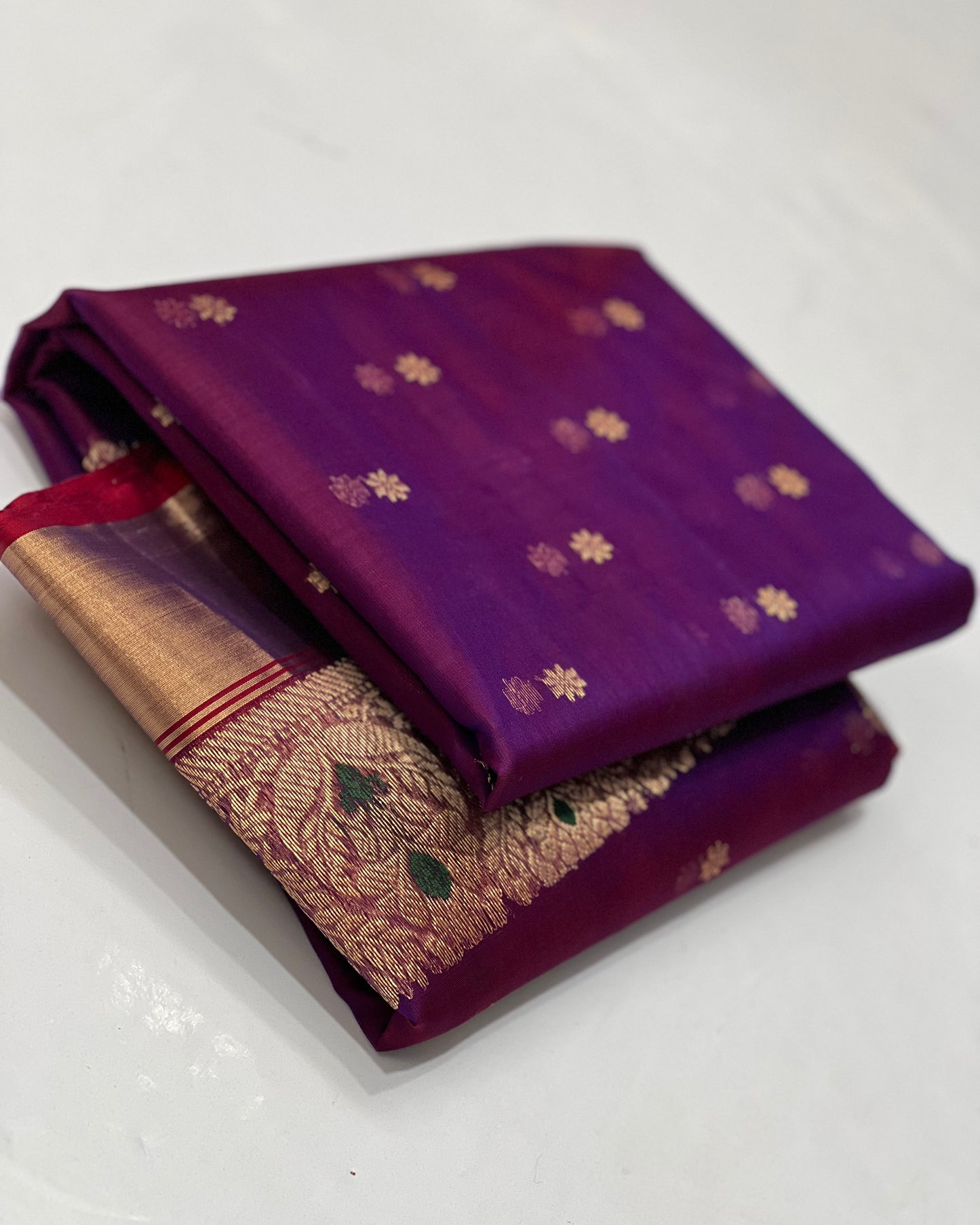 Traditional chanderi silk saree|Pure silk saree|