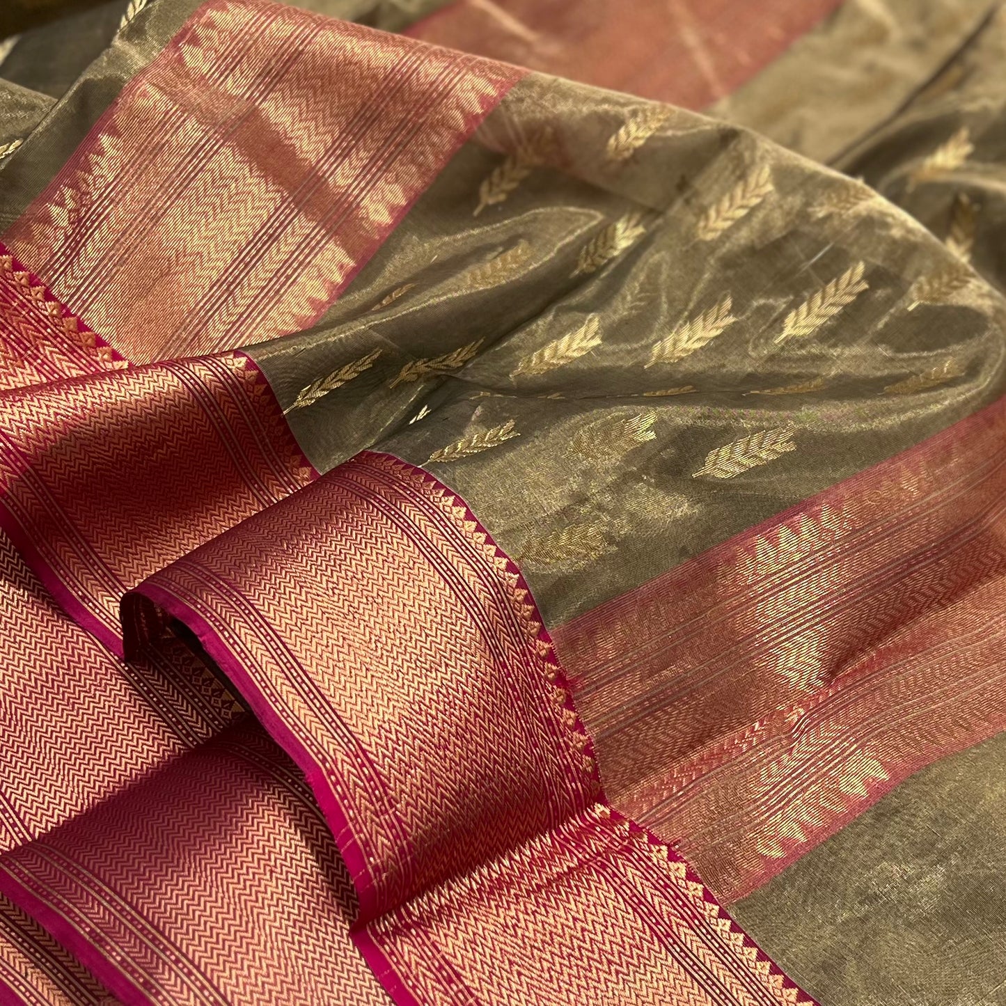 CHANDERI TISSUE SILK SAREE