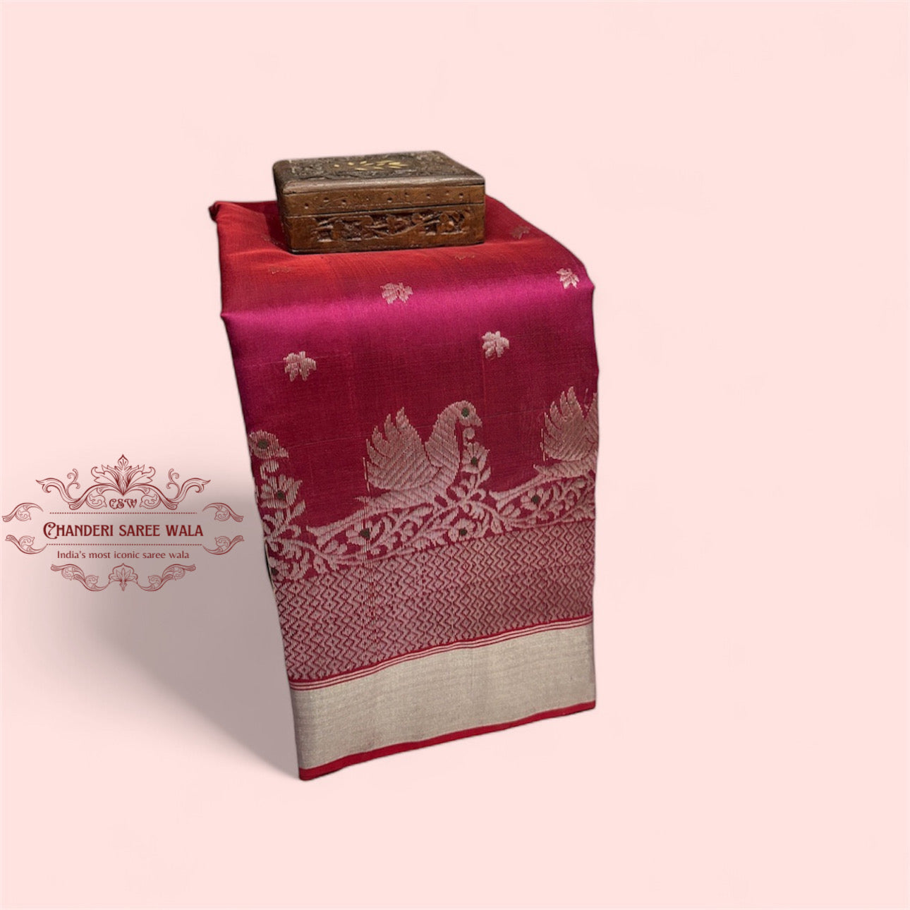 Chanderi pure silk saree Chanderi saree wala