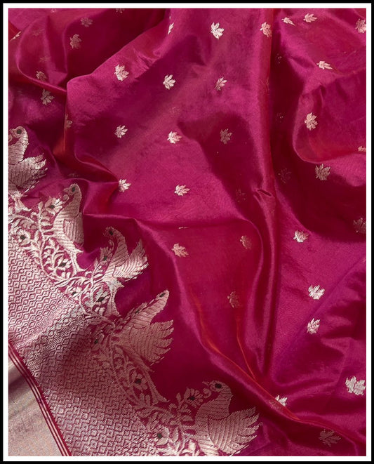 Chanderi pure silk saree