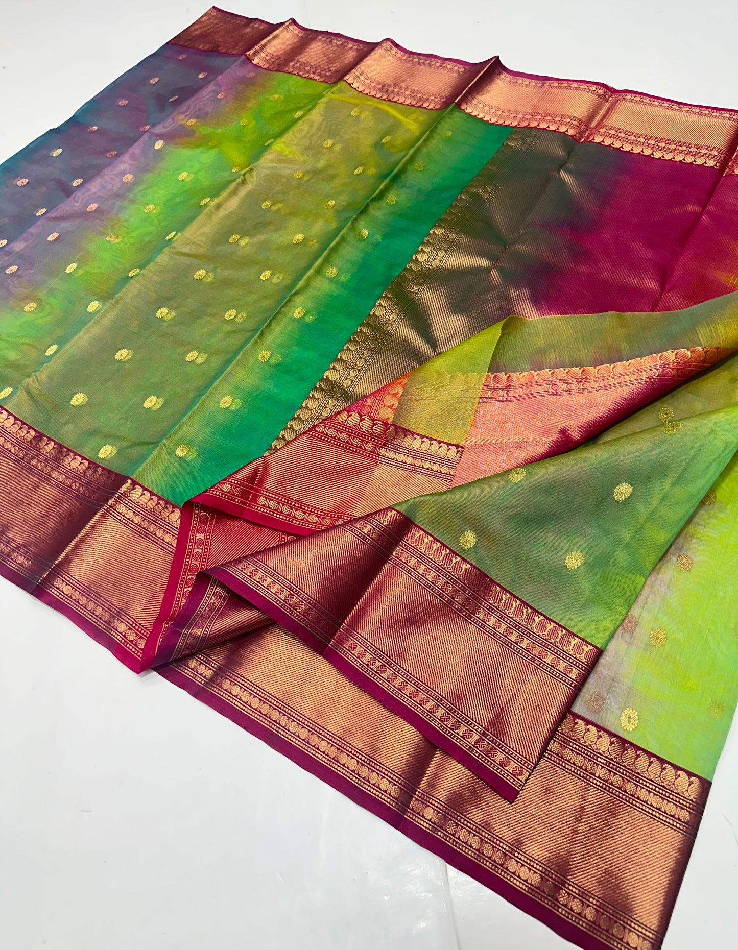 Samandar lahar Chanderi silk saree