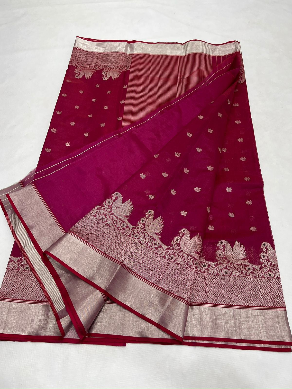 Chanderi pure silk saree